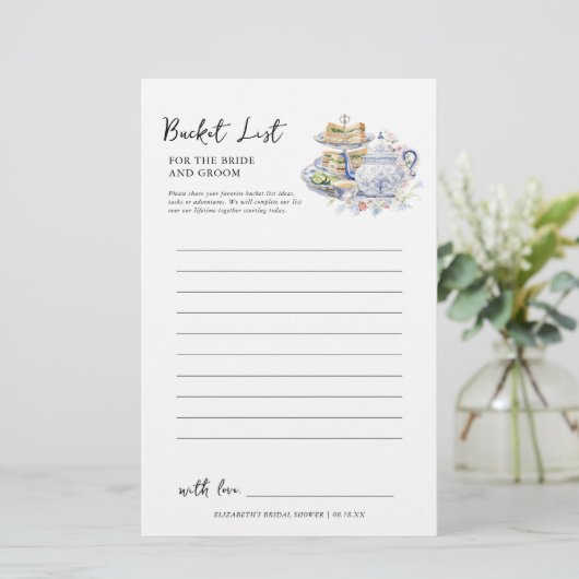 Emmerlijst | VRIJGEZELLENFEEST Briefpapier (Staand voorkant)