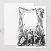 Emmers en een schip met verscherpte piraterij (Voorkant / Achterkant)