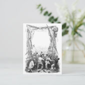  Emmers en een schip met verscherpte piraterij Briefkaart (Staand voorkant)