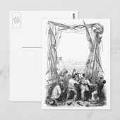  Emmers en een schip met verscherpte piraterij Briefkaart (Voorkant / Achterkant)