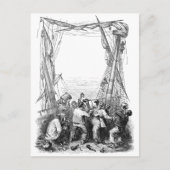  Emmers en een schip met verscherpte piraterij Briefkaart (Voorkant)