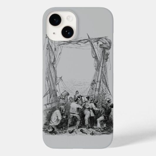 Emmers en een schip met verscherpte piraterij Case-Mate iPhone Case (Achterkant)