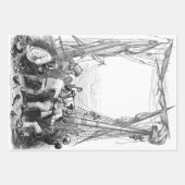 Emmers en een schip met verscherpte piraterij Inpakpapier Vel (Voorkant 3)