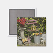 Emmers, schoenen en bloemen, Zaanse Schans, Magneet (Voorkant / Achterkant)