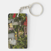 Emmers, schoenen en bloemen, Zaanse Schans, Sleutelhanger (achterkant)