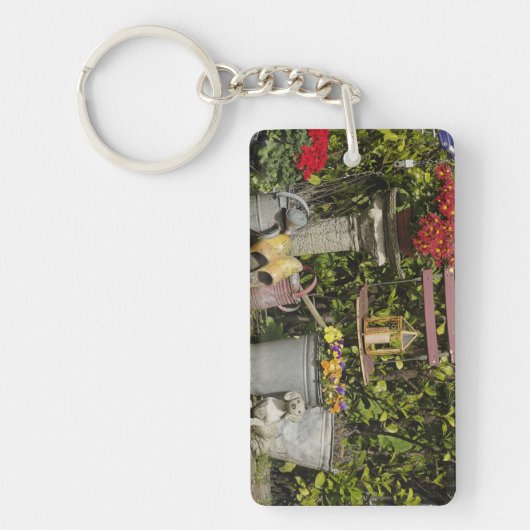 Emmers, schoenen en bloemen, Zaanse Schans, Sleutelhanger (Voorkant)