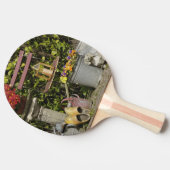 Emmers, schoenen en bloemen, Zaanse Schans, Tafeltennisbatje (Zijkant)