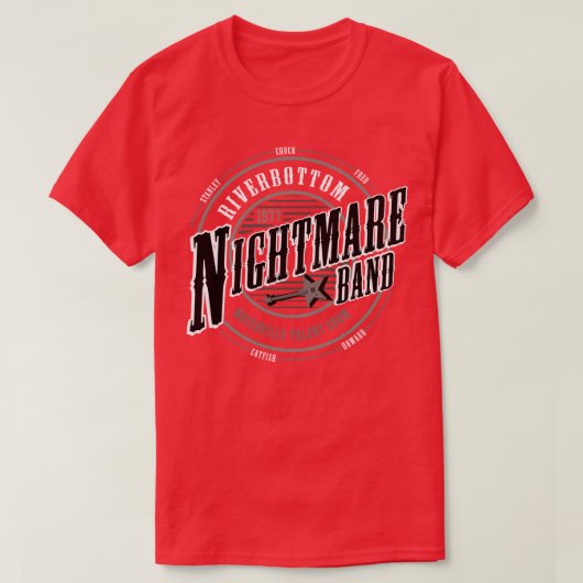 Emmet Otter Riverbottom Nightmare Band T-shirt (Design voorkant)