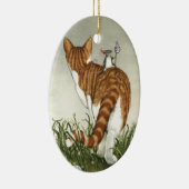 "Emmett and Roscoe" Keramisch Ornament (Rechts)