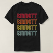 EMMETT Gift Name Personalized Funny Retro  T-shirt (Design voorkant)