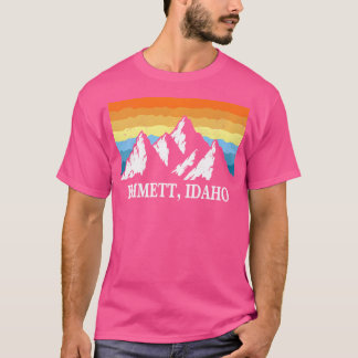 Emmett Idaho Mountain Hiking Souvenir Prin T-shirt