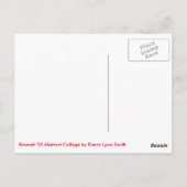 Emmett Till Abstract Collage Postcard Briefkaart (Achterkant)