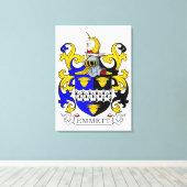 Emmett Wapen Canvas Afdruk (Insitu (Houten vloer))