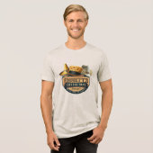Emmett's Cheese Hats (Fake Logo) Tri-Blend Shirt