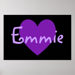 Emmie in het Paars Poster