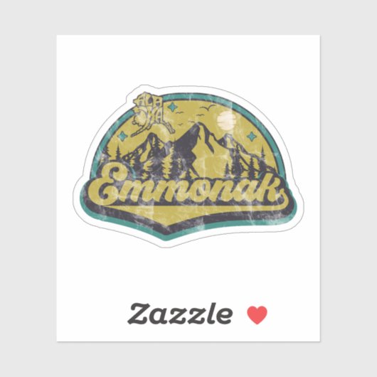 Emmonak, Alaska Sticker (Vel)