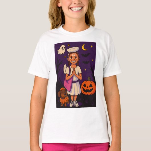 Emmy Halloween stijl 2 T-shirt (Voorkant)