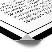 Emmy Noether Poster (Hoek)