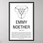 Emmy Noether Poster (Voorkant)
