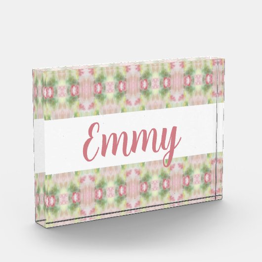 Emmy Print Decoratief Acryl Blok (Links)