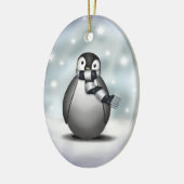 Emmy the Emperor Penguin - Ornament (Links)