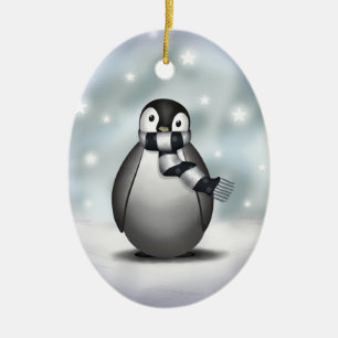 Emmy the Emperor Penguin - Ornament