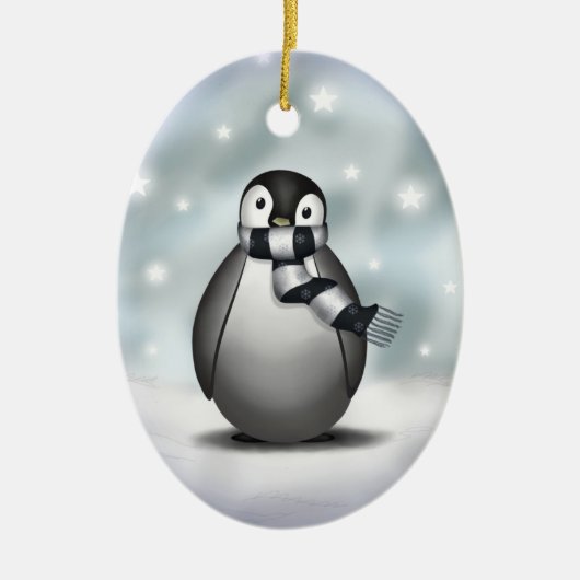 Emmy the Emperor Penguin - Ornament (Voorkant)