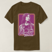 Emmylou Outlaw Land Retro Fan Design T-shirt (Design voorkant)