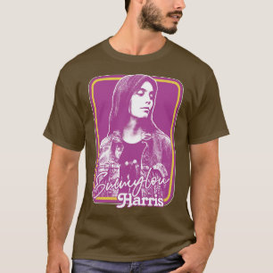 Emmylou Outlaw Land Retro Fan Design T-shirt