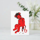 emo aap inkt briefkaart (Staand voorkant)