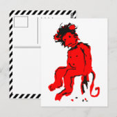 emo aap inkt briefkaart (Voorkant / Achterkant)