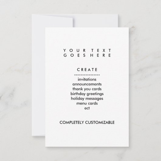 emo aap inkt kaart (Achterkant)