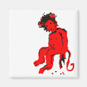 emo aap inkt magneet (Voorkant)