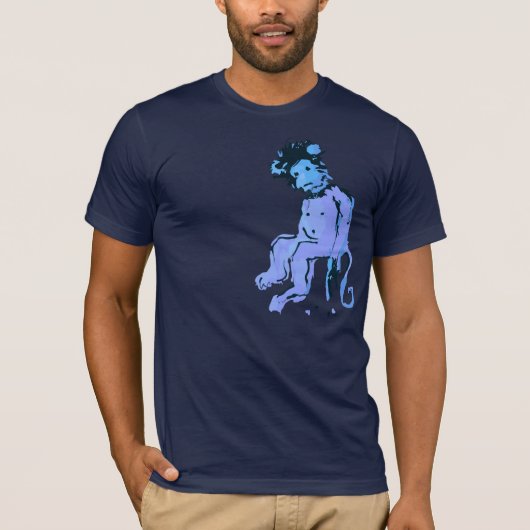 emo aap inkt t-shirt (Voorkant)