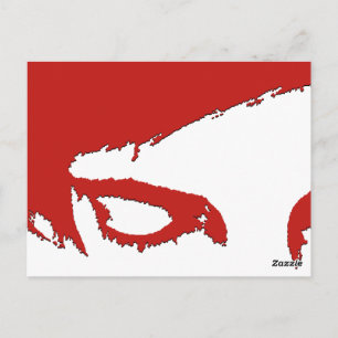 emo-achtige commentaarkaart briefkaart