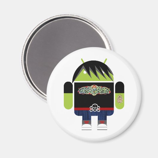 Emo Andy de Android Magneet (Voorkant / Achterkant)