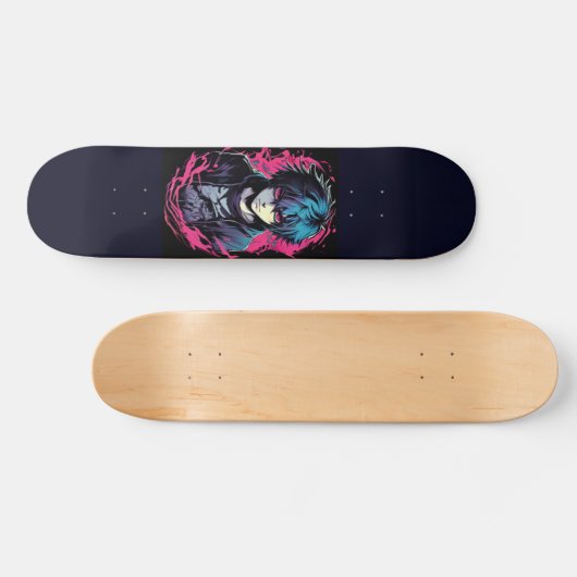 Emo Anime Persoonlijk Skateboard (Horizontaal)