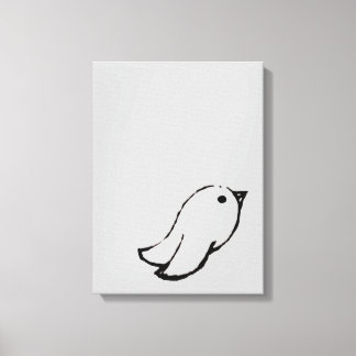 Emo Bird Canvas Afdruk