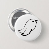Emo Bird Ronde Button 5,7 Cm (Voorkant /achterkant)