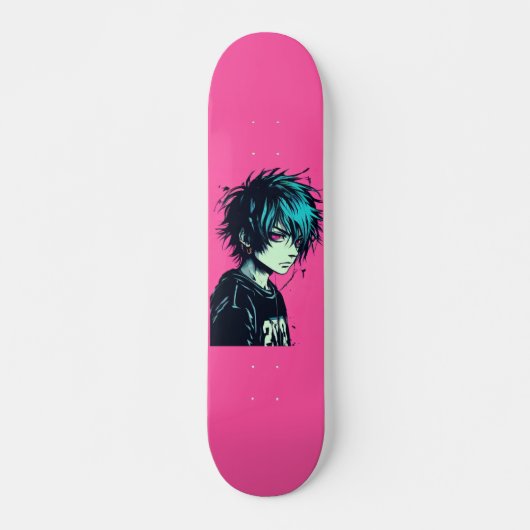 Emo Boy Persoonlijk Skateboard (Voorkant)