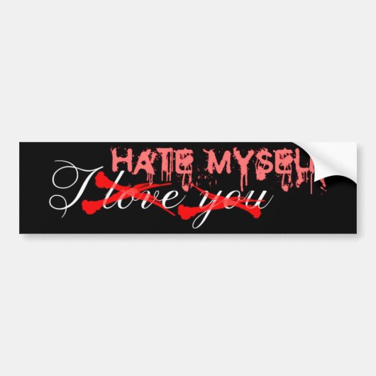 Emo Bumpersticker (Voorkant)