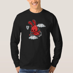 Emo Bunny Angel Alt Aesthetic Soft Gothic Valent T-shirt