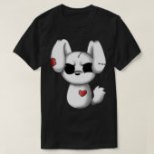 Emo Chibi Kawaii Easter Gothic Emo Bunny Premium T-shirt (Design voorkant)