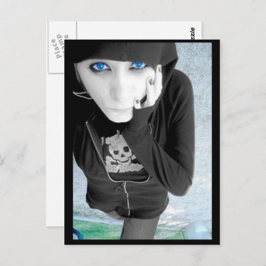 Emo Child Briefkaart (Voorkant / Achterkant)