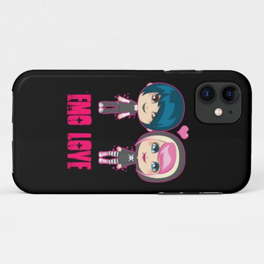 Emo Couple Case-Mate iPhone Case (Achterkant (horizontaal))