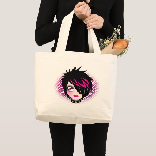 Emo Cutie Bag Grote Tote Bag (Voorkant (product))