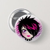 Emo Cutie Button (Voorkant /achterkant)