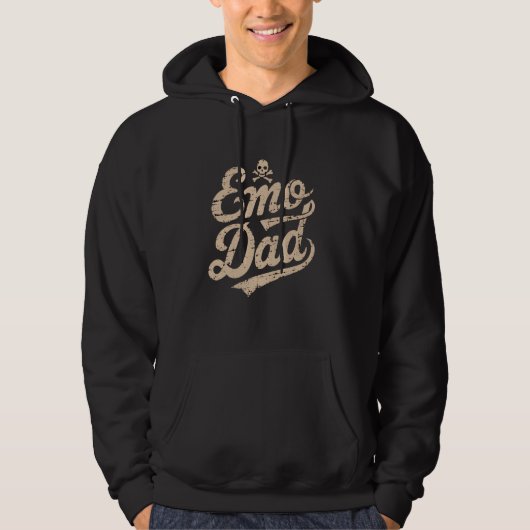 Emo Dad Gothic Punk muziek scene Hoodie (Voorkant)