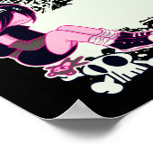 emo diepe gedachten vectorillustratie poster (Hoek)