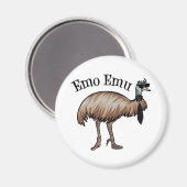 Emo Emu Magneet (Voorkant / Achterkant)